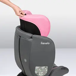 Дитяче автокрісло Lionelo Bastiaan i-Size Pink Baby, рожеве (LO-BASTIAAN I-SIZE PINK BABY) - мініатюра 10