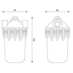 Фільтр-дозатор Atlas Filtri DOSAFOS MIGNON PLUS 1/2" SL 2P MFO 30412 - мініатюра 6