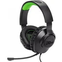 Навушники провідні з мікрофоном JBL Quantum 100X (JBLQ100XBLKGRN) чорні JBLQ100XBLKGRN - мініатюра 6