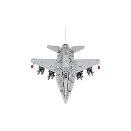 Дитячий металевий конструктор "Винищувач F16" 9598TXK 430 деталей - мініатюра 4