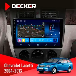Штатна магнітола Chevrolet Lacetti 2004-2013 Black Decker D10-008 8x128 DSP 4G Decker (НФ-00005503)