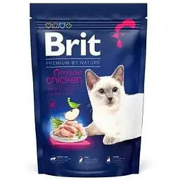 Сухий корм Brit Premium Cat by Nature Sterilised для стерилізованих котів з куркою 1500 г