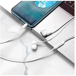Навушники Hoco Celestial universal earphones with microphone M99 білі - мініатюра 4