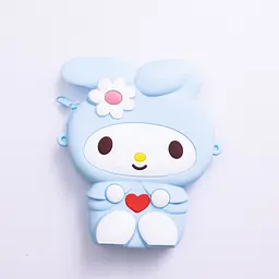 Дитяча сумочка My Melody з pop-it силіконова на блискавці 15*10*3 см, блакитний Yiwu HP-55-8BL - мініатюра 3