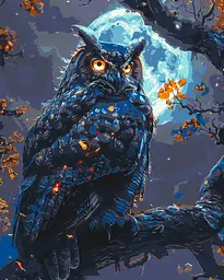 Картина за номерами Мудра сова 40x50 см Origami LW 30830
