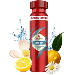 Аерозольний дезодорант-антиперспірант Old Spice Deep sea з запахом океану 150 мл - мініатюра 7