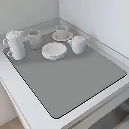 Вбираючий нековзкий килимок для сушіння посуду, 30 × 30 см