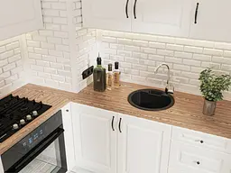 Кухонна мийка Miraggio VALENCIA black (0002424) Граніт, Врізна, Чорний - мініатюра 7