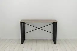 Письмовий стіл Ferrum-decor Драйв 750x1200x700 Чорний метал ДСП Дуб Сонома Трюфель 16 мм (FRD-103175) - мініатюра 7