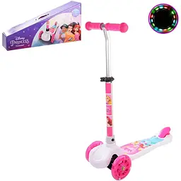 Самокат дитячий Bambi Disney Princess 3-х колісний LS2117 колеса з підсвічуванням - мініатюра 2