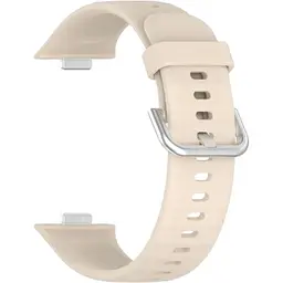 Ремінець DK для Huawei Watch Fit 3 Silicone Sport Classic (017792) (ivory)
