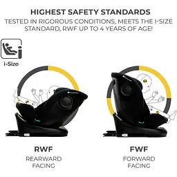 Автокрісло Kinderkraft i-Grow i-Size Black KCIGRO00BLK0000 (00-00305220) - мініатюра 8