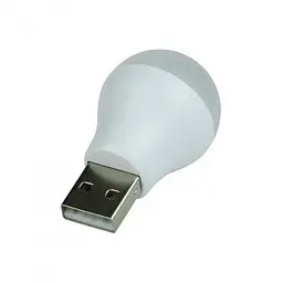 LED-лампочка USB біла нейтральне світло 1 Вт - мініатюра 3
