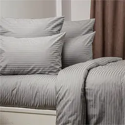 Підковдра ТЕП Страйп Сатин Premium Grey 200 х 215 см (2-04854_34878) - мініатюра 2