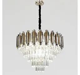 Каскадна кришталева люстра Artlight 88128/600, золото, 12 ламп E14, Ø59,5 см, від 13-20 м² - мініатюра 3