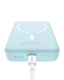 Зовнішній MagSafe акумулятор Baseus Magnetic Bracket Mini 10000mAh 20W (P10059001313-00) - мініатюра 3