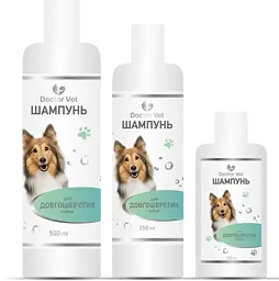 Шампунь для довгошерстих собак Doctor Vet 100 мл - мініатюра 4