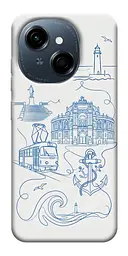 TPU чехол Demsky Southern pearl для TECNO Spark Go 1