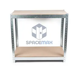 Стелаж металевий 80×40×40 оцинкований самозбірний SPACEMAX 2