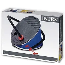 Ножний механічний насос для надувних басейнів та матраців Intex 30 см - мініатюра 2