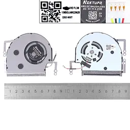 Вентилятор для Asus S406UA X406UA X406UAR, (13NB0FX0M02011, ND55C45-17C02, Аналог) - мініатюра 3