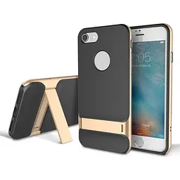 Чохол-накладка Rock TPU+PC Case Royce Series with Kickstand iPhone 7 Champagne Gold - мініатюра 2