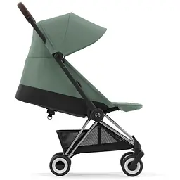 Коляска Cybex Coya Chrome Dark Brown Leaf Green  (522004425) - мініатюра 5