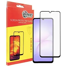Скло захисне Dengos Full Glue Samsung Galaxy A07 Black (TGFG-406)