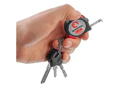 Рулетка брелок вимірювальна Intertool 1 м x 6 мм - мініатюра 6