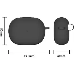 Чохол BeCover Silicon для Xiaomi Redmi Buds 4 Pro Black (708609) - мініатюра 3