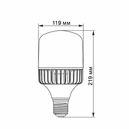 LED-лампа Videx A118 50W E40 5000K (24310-000) - мініатюра 3