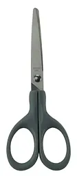 Ножиці офісні BUROMAX BM.4522 JOBMAX 130 мм сірі (4824004008024)