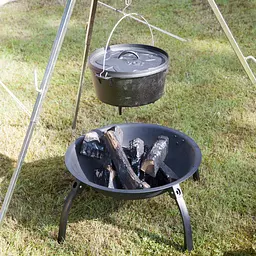 Гриль вугільний Bo-Camp Firebowl Harrow Black (8108500), Чорний - мініатюра 9