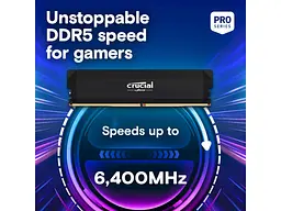 Пам'ять для настільних комп'ютерів Crucial 32 GB (2x16GB) DDR5 6400 MHz Pro Overclocking (CP2K16G64C38U5B) - мініатюра 7