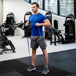 Резинка для фітнесу Gymtek 12-28кг синя - мініатюра 8