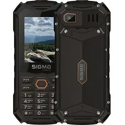 Мобільний телефон Sigma X-treme PV68 Black Orange (4827798738221)