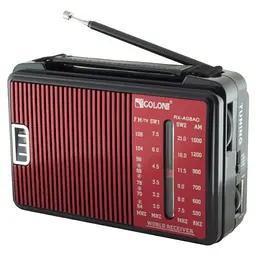 Радіоприймач всехвильовий Golon RX-A08AC Red-Black (3_03033)