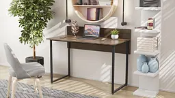 Комп'ютерний стіл Ferrum-decor Скай 75x120x60 чорний ДСП Дуб Сонома Труфель 16мм (FRD-103623)