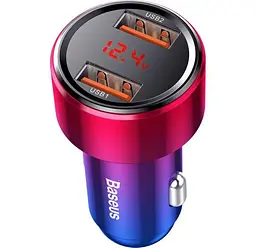Пристрій Baseus Magic Series Dual Digital Display QC 45W Red (CCMLC20A-09) - мініатюра 2