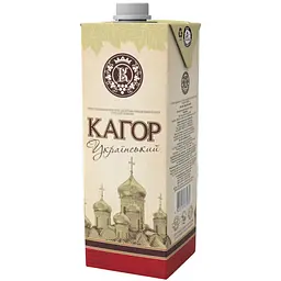 Вино КВЗ Кагор Український десертне солодке червоне 16% 1 л