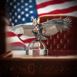 Конструктор Metal Time Колекційна модель Unity Wings Eagle Silver Armor (MT101/READY) - мініатюра 10