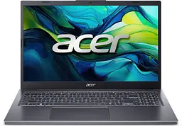 Ноутбук Acer Aspire 15 A15-51M 15.6' FHD IPS, Intel 7-150U, 32GB, F1TB, UMA, Lin, сірий (NX.KXTEU.005)