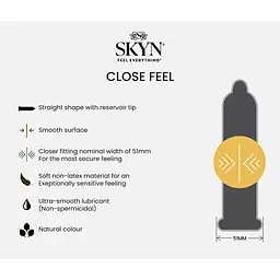 Презервативи безлатексні Skyn Close Feel (10 шт.) - мініатюра 3