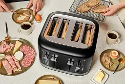 Тостер KitchenAid на 4 тости матовий чорний (5KMT4109EBM) - мініатюра 7