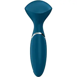 Вібромасажер Satisfyer Mini Wand-er Синій - мініатюра 4
