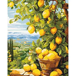 Картина за номерами "Лимонна гілка" Art Craft 12039-AC 40х50 см