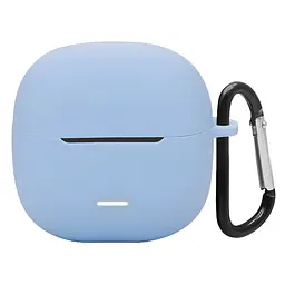 Силіконовий чохол для навушників Xiaomi Redmi Buds 6 Lite, Hang Case, блакитний, ультратонкий захисний кейс товщиною 2 мм, захист від подряпин, пилу та ударів, компактний, з карабіном для кріплення, ArmorStandart (ARM81088)