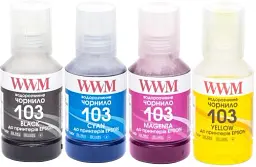 Комплект чорнил WWM для Epson L3100/L3110/L3150, 4x140 мл (E103SET4)