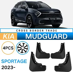 Бризковики для KIa Sportage 2021- Комплект 4 шт (BKAST2321) - мініатюра 2