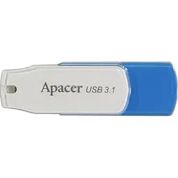 USB флеш накопичувач Apacer 64GB AH357 Blue USB 3.1 (AP64GAH357U-1)